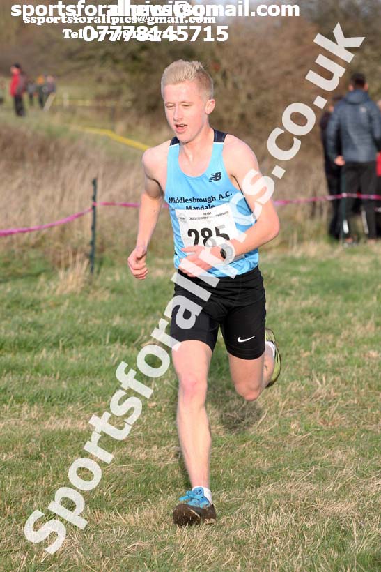 Senior mens North Eastern Cross Country, 2018 Northern Cross Country Champs., Wrekenton, Gateshead. Photo:  David T. Hewitson/Sports for All Pics